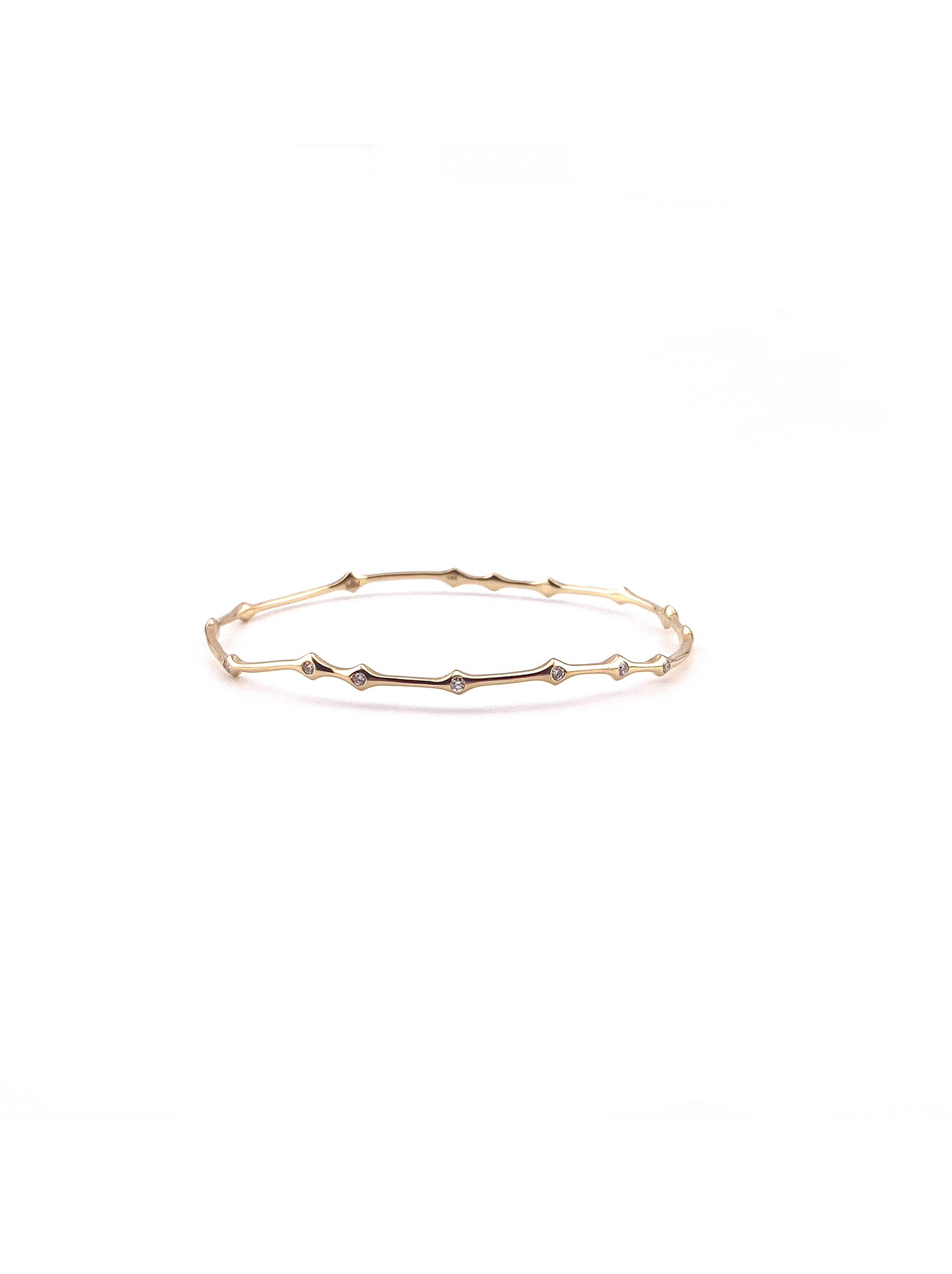 Rani Diamond Thorn Bangle