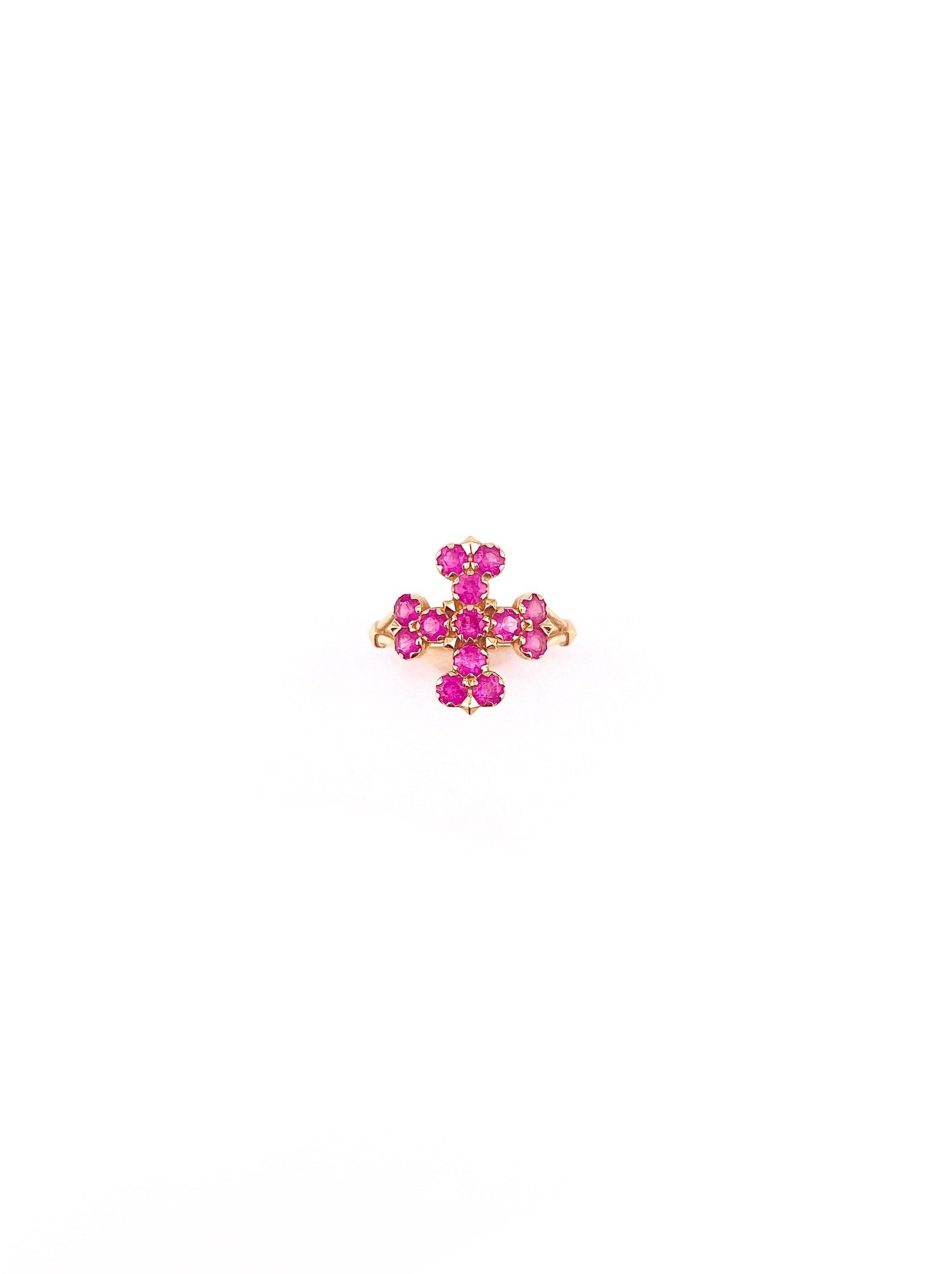 Vajra Pink Prayer Ring