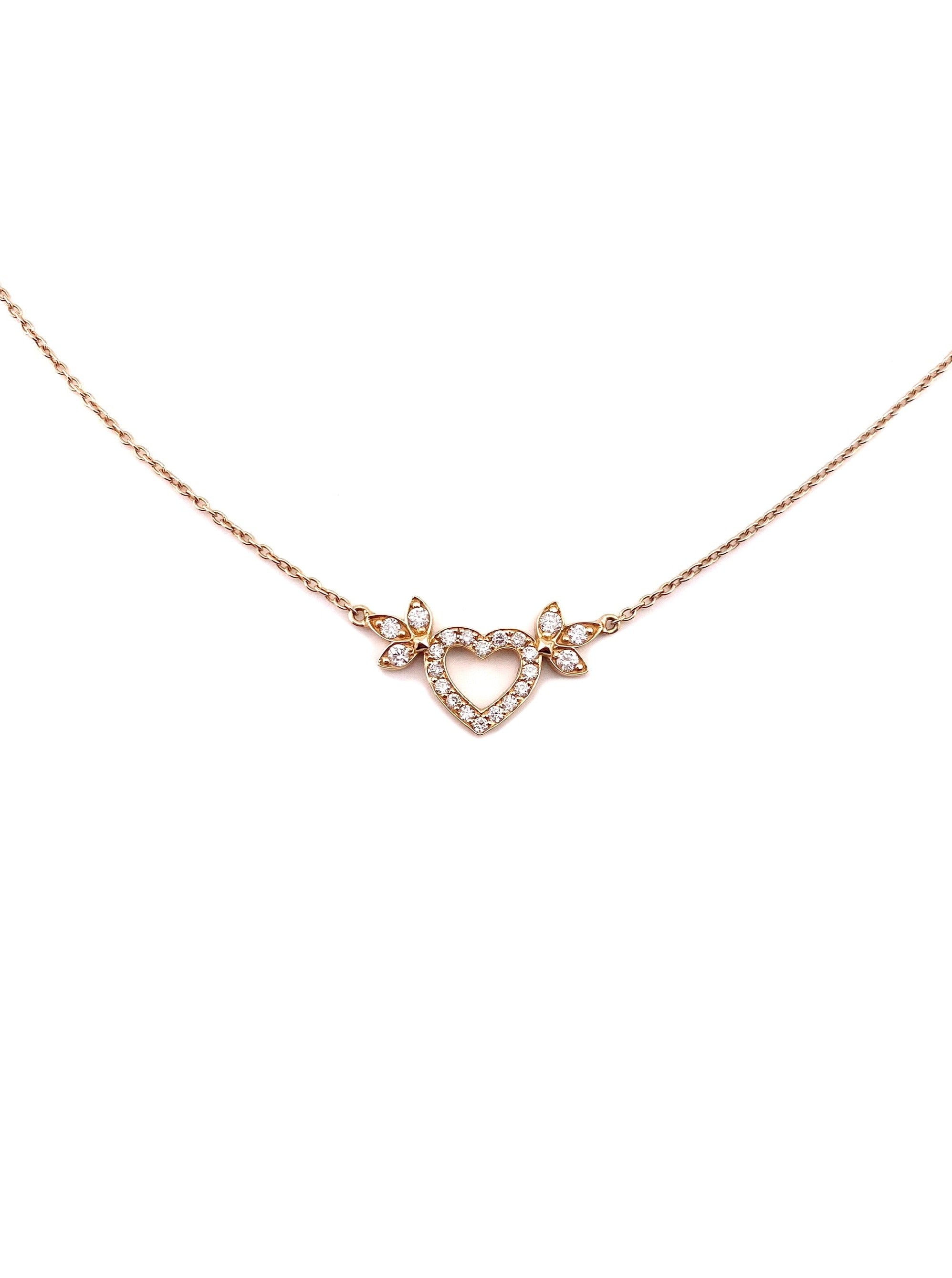 Vajra Diamond Heart Necklace