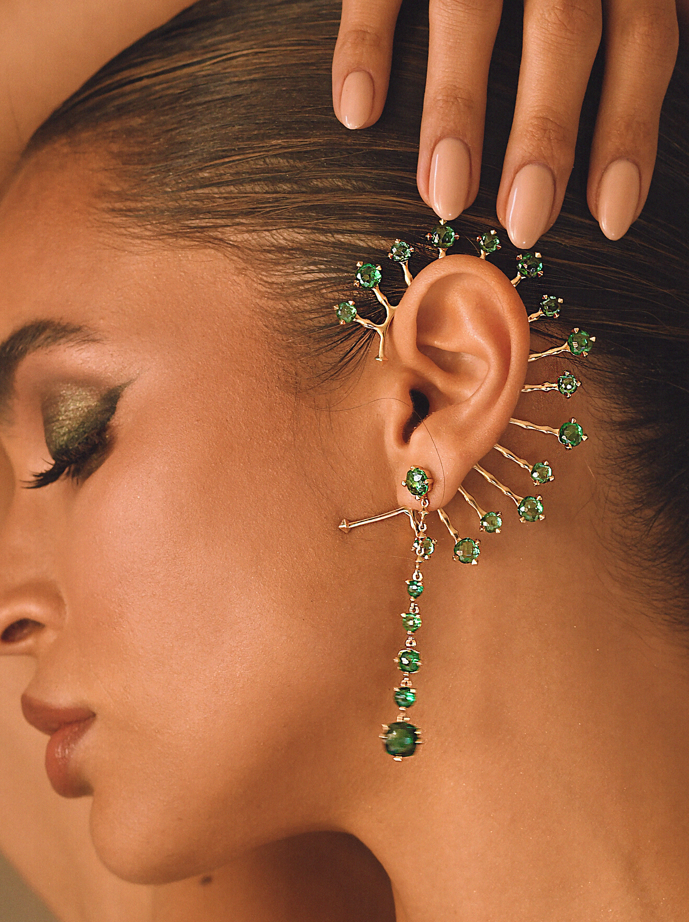 Mumbai Nights Glamour Ray Ear Cuff