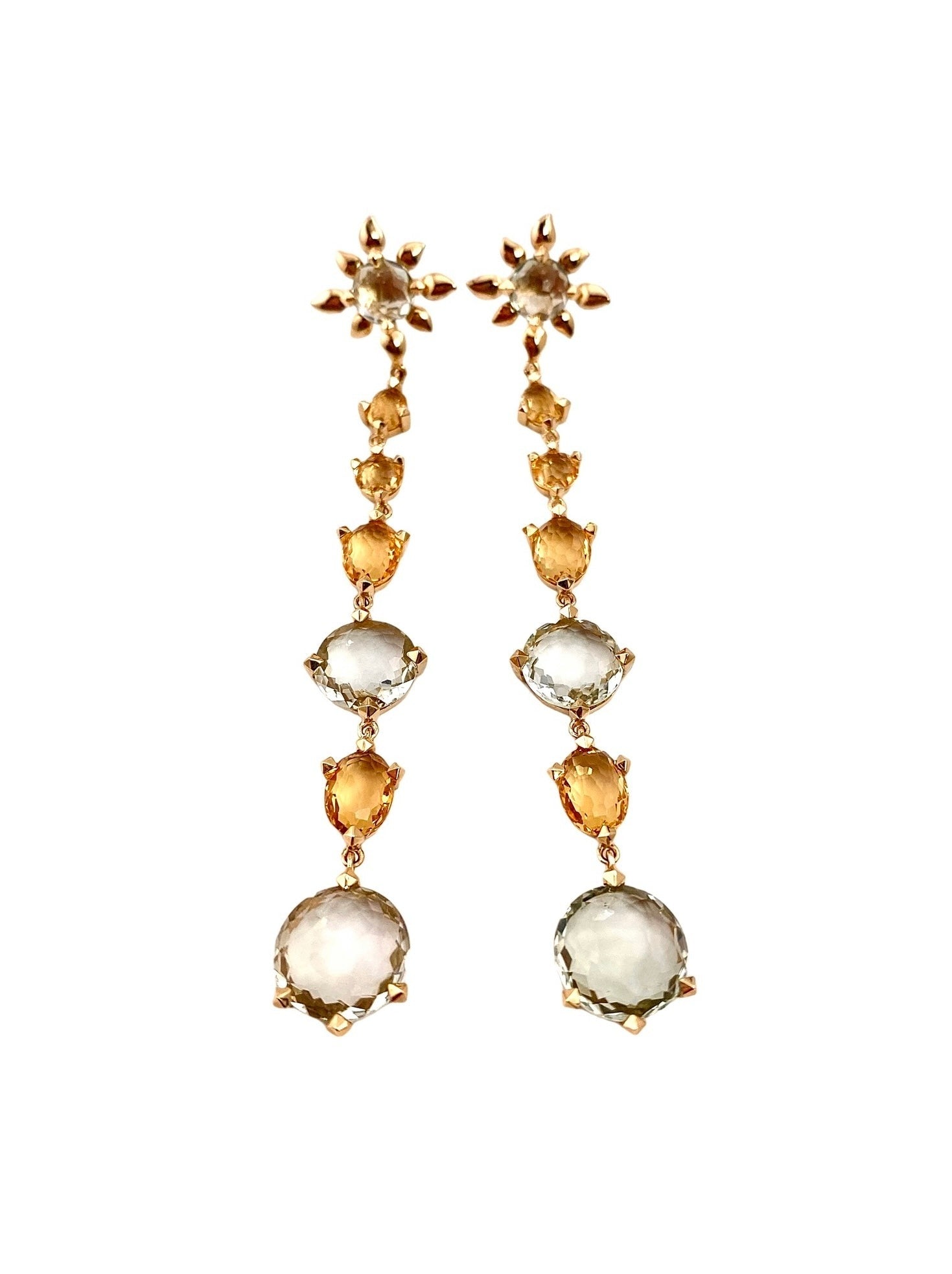 Raj Petal Cascade Earring