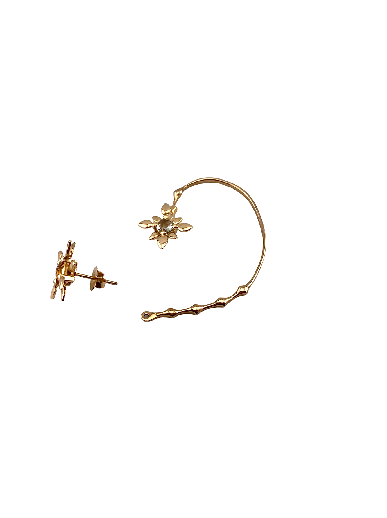 Raj Flower Ear Cuff